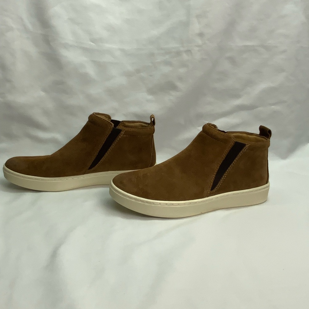 Sofft Medium Brown Suede Casual Slip-Ons Sneaker Bootie Women’s Size 8 M w/ Flaw - Picture 8 of 10
